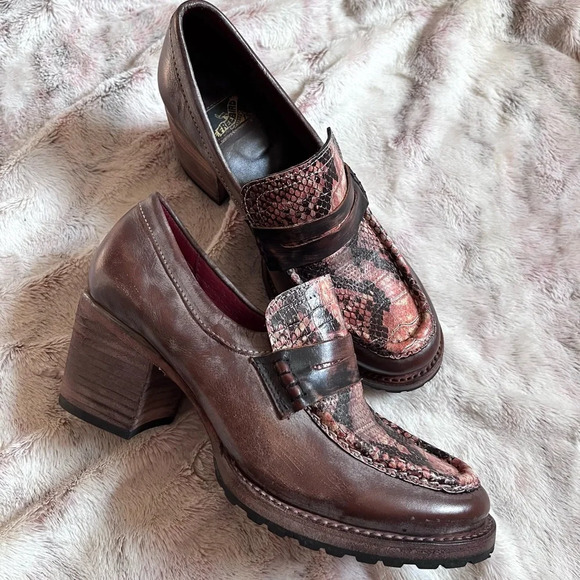 Freebird Bristol Chunky Heeled Loafer - Picture 2 of 16